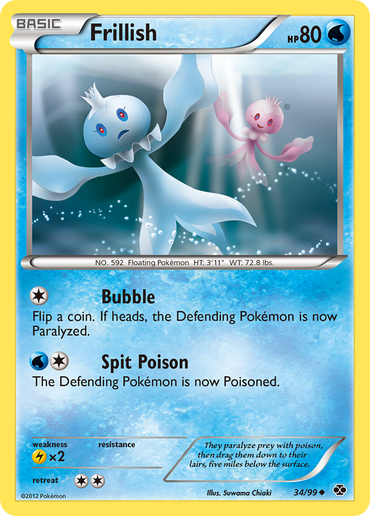 Frillish (34/99) [Black &amp; White: Next Destinies] 