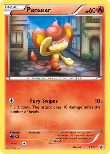 Pansear (XY131) [XY: Black Star Promos] 
