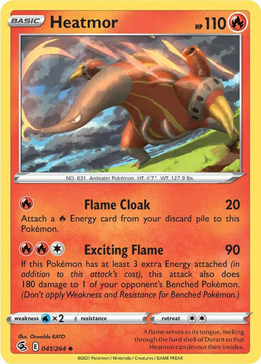 Heatmor (041/264) [Sword &amp; Shield: Fusion Strike] 