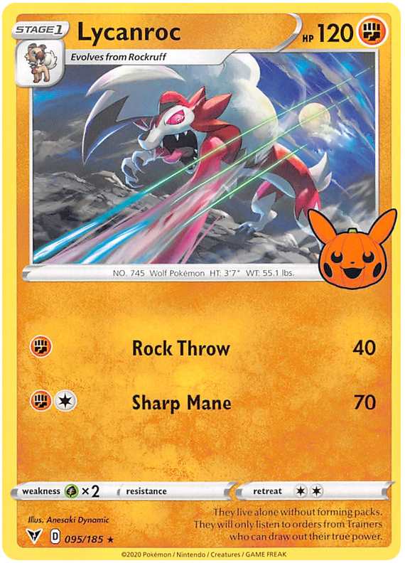 Lycanroc (095/185) [Trick or Trade 2023] 