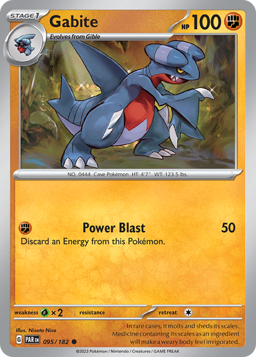 Gabite (095/182) [Scarlet &amp; Violet: Paradox Rift] 