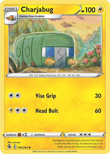 Charjabug (100/264) [Sword &amp; Shield: Fusion Strike] 