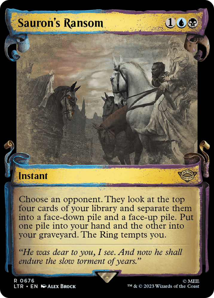 Sauron's Ransom [The Lord of the Rings: Tales of Middle-Earth Showcase Scrolls] 
