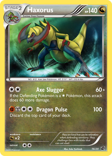 Haxorus (16/20) (Blister Exclusive) [Black &amp; White: Dragon Vault] 