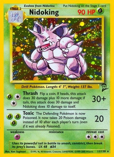 Nidoking (11/130) [Base Set 2] 