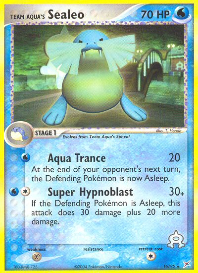 Team Aqua's Sealeo (16/95) [EX: Team Magma vs Team Aqua] 