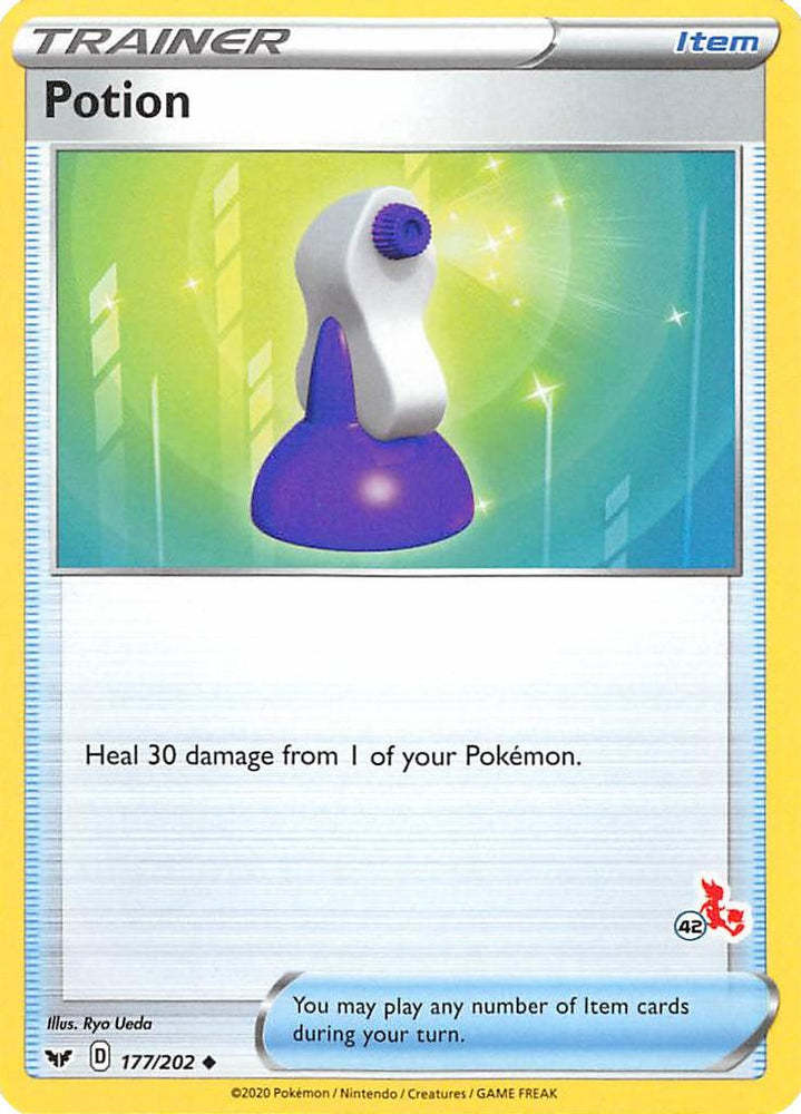 Potion (177/202) (Cinderace Stamp #42) [Battle Academy 2022] 