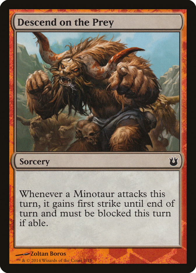 Descend on the Prey [Born of the Gods Battle the Horde] 