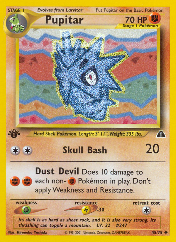 Pupitar (45/75) [Neo Discovery 1st Edition] 