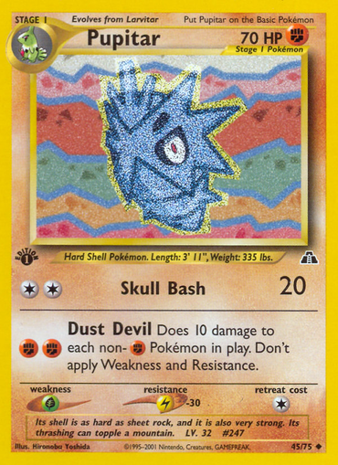 Pupitar (45/75) [Neo Discovery 1st Edition] 