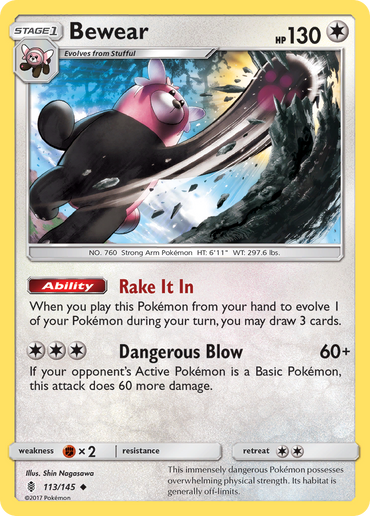 Bewear (113/145) [Sun &amp; Moon: Guardians Rising] 