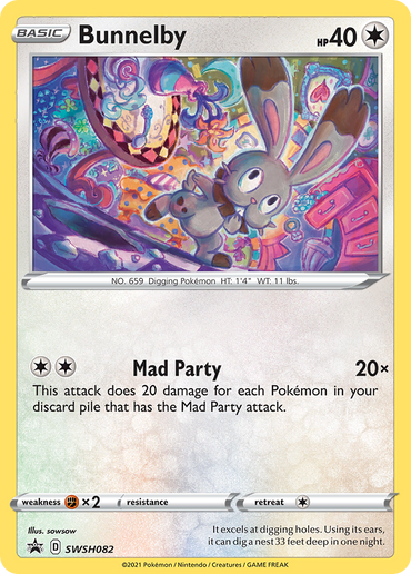 Bunnelby (SWSH082) [Sword &amp; Shield: Black Star Promos] 