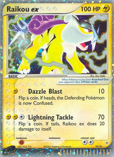 Raikou ex (92/95) [EX: Team Magma vs Team Aqua] 