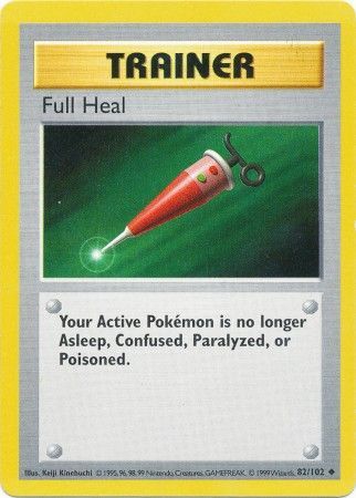 Full Heal (82/102) [Base Set Shadowless Unlimited] 