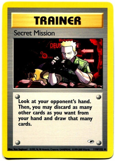 Secret Mission (118/132) [Gym Heroes Unlimited] 