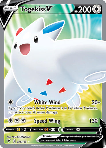 Togekiss V (178/185) [Sword &amp; Shield: Vivid Voltage] 