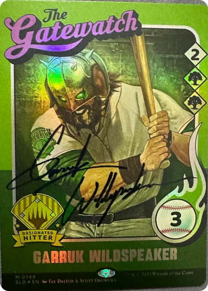 Garruk Wildspeaker (749) (Autographed) [Secret Lair Drop Series] 