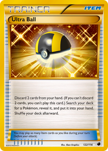 Ultra Ball (122/116) [Black &amp; White: Plasma Freeze] 