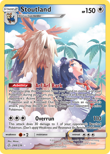 Stoutland (248/236) [Sun &amp; Moon: Cosmic Eclipse] 