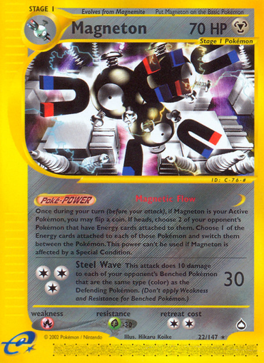 Magneton (22/147) [Aquapolis] 