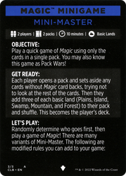 Mini-Master (Magic Minigame) [Commander Legends: Battle for Baldur's Gate Minigame] 