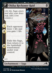 Okiba Reckoner Raid // Nezumi Road Captain [Kamigawa: Neon Dynasty] 