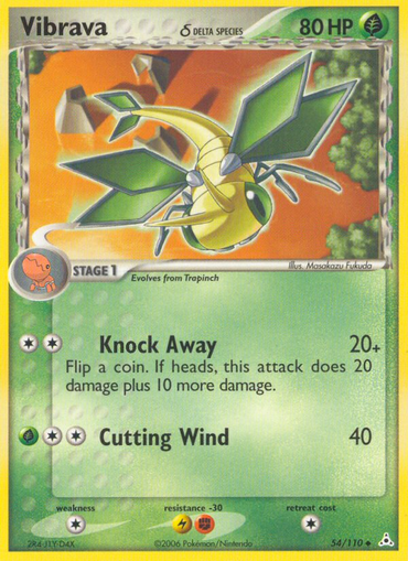 Vibrava (54/110) (Delta Species) [EX: Holon Phantoms] 