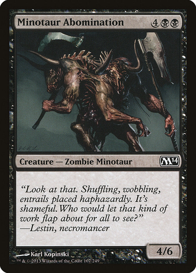 Minotaur Abomination [Magic 2014] 