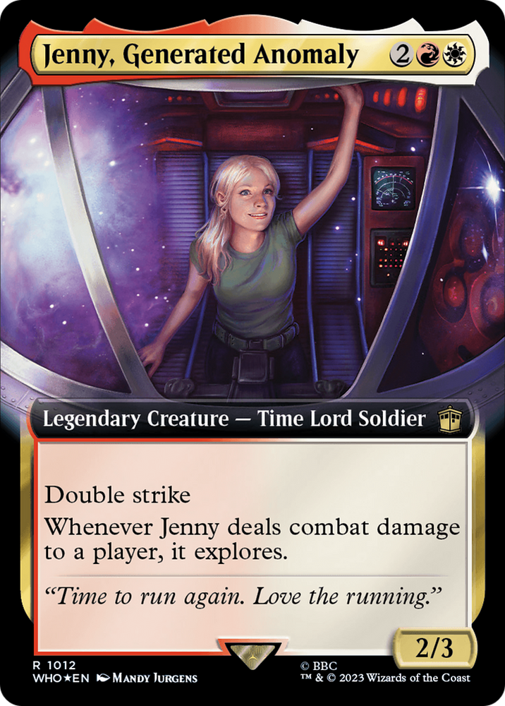 Jenny, Generated Anomaly (Extended Art) (Surge Foil) [Doctor Who] 