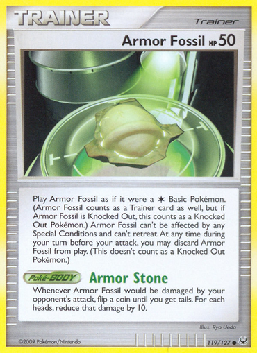 Armor Fossil (119/127) [Platinum: Base Set] 