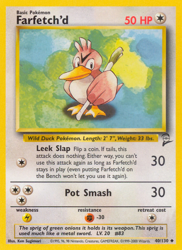 Farfetch'd (40/130) [Base Set 2] 
