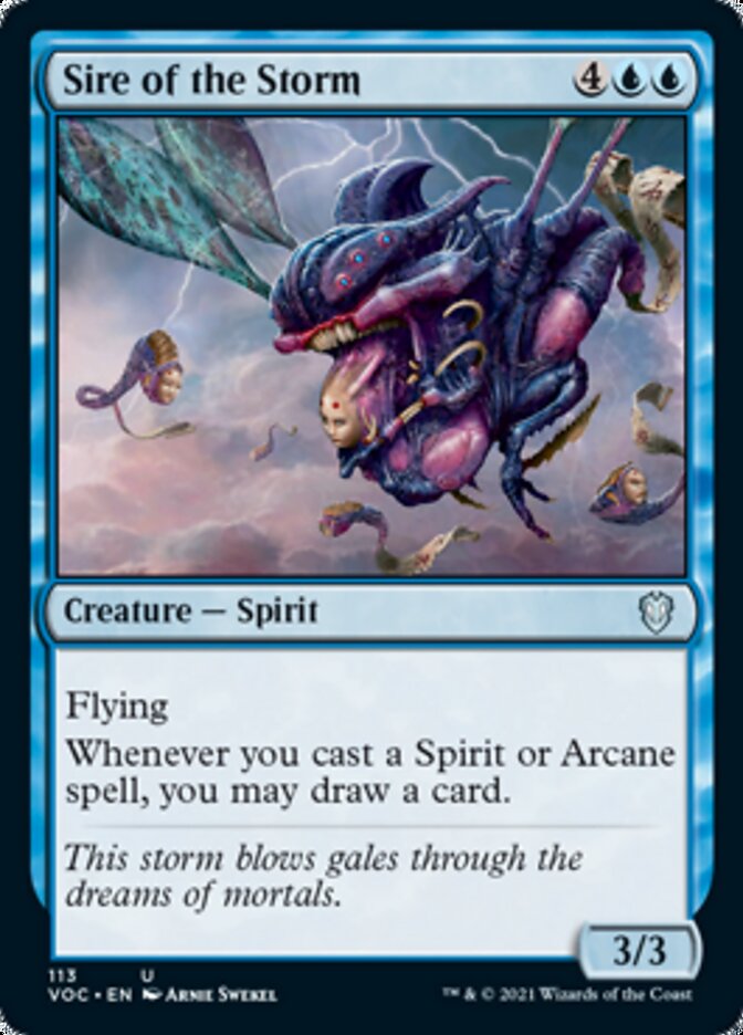 Sire of the Storm [Innistrad: Crimson Vow Commander] 