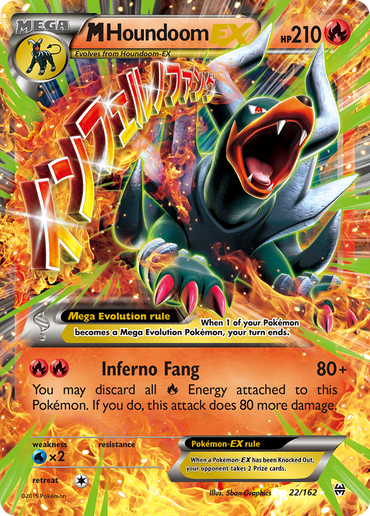 M Houndoom EX (22/162) [XY: BREAKthrough] 
