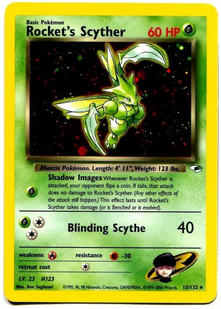 Rocket's Scyther (13/132) [Gym Heroes Unlimited] 