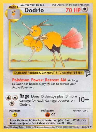 Dodrio (37/130) [Base Set 2] 