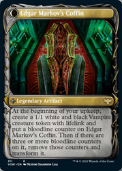 Edgar, Charmed Groom // Edgar Markov's Coffin (Showcase Fang Frame) [Innistrad: Crimson Vow] 