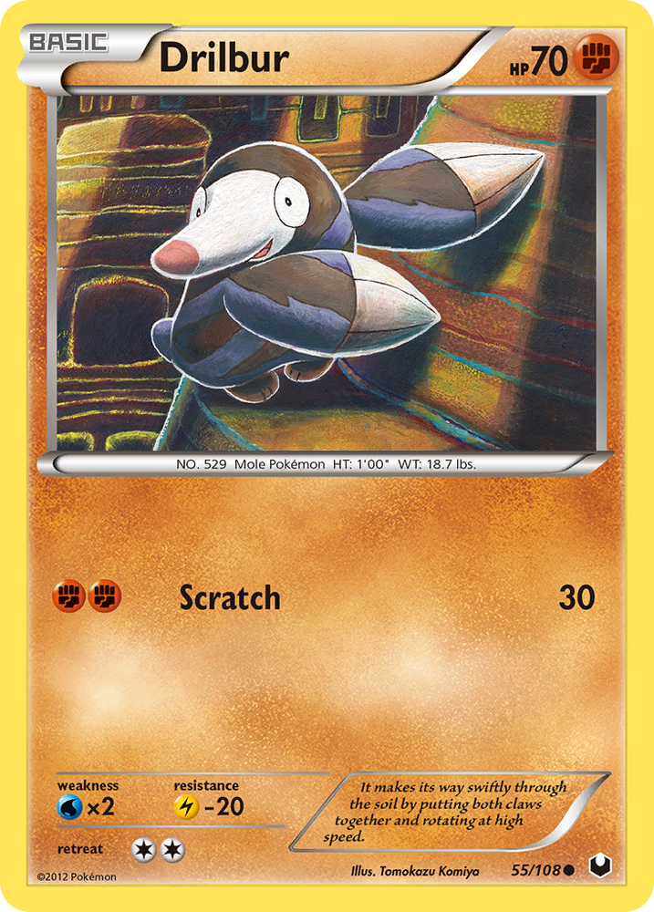 Drilbur (55/108) [Black &amp; White: Dark Explorers] 