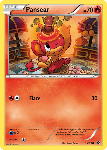 Pansear (15/99) [Black &amp; White: Next Destinies] 