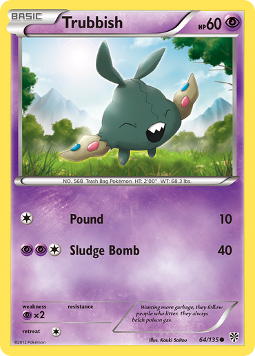 Trubbish (64/135) [Black &amp; White: Plasma Storm] 