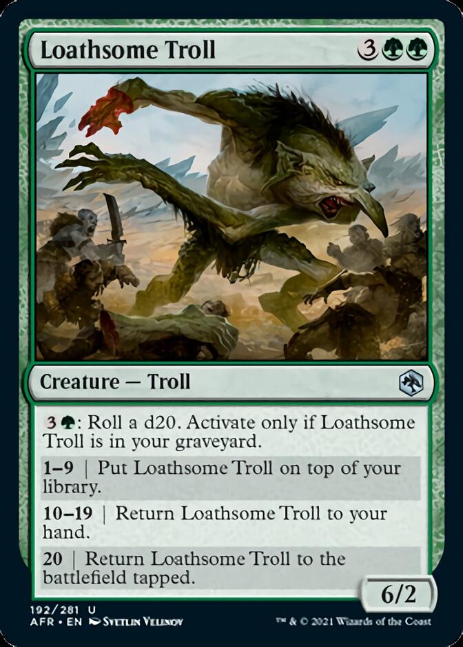 Loathsome Troll [Dungeons &amp; Dragons: Adventures in the Forgotten Realms] 