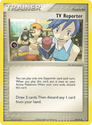 TV Reporter (88/97) [EX: Battle Stadium] 