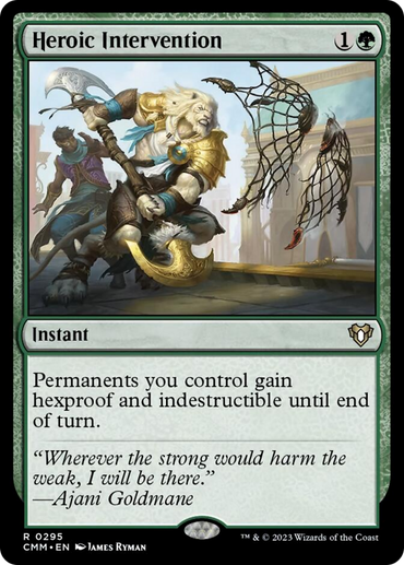 Heroic Intervention [Commander Masters] 