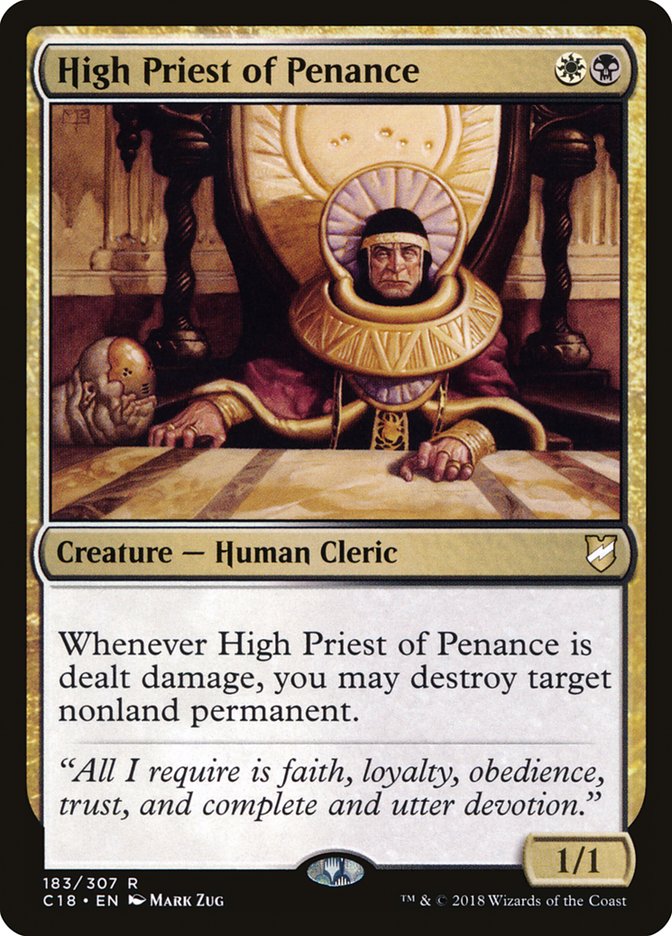High Priest of Penance [Commander 2018] 