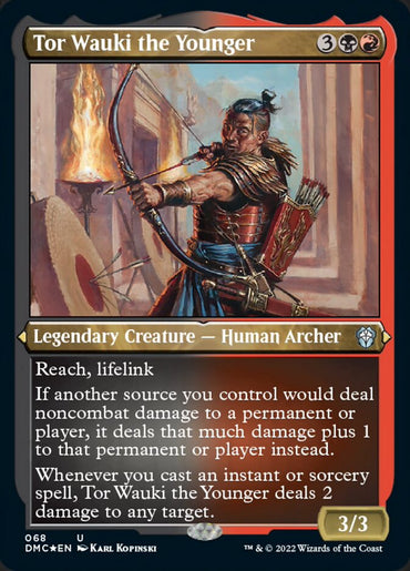 Tor Wauki the Younger (Foil Etched) [Dominaria United Commander] 