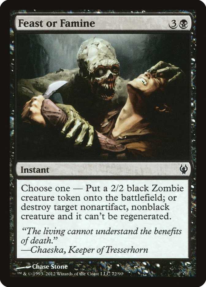Feast or Famine [Duel Decks: Izzet vs. Golgari] 