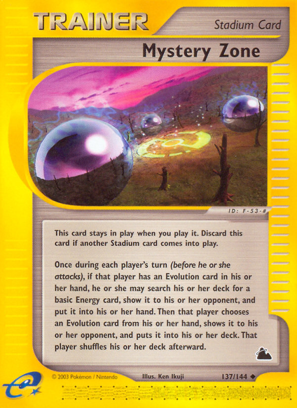 Mystery Zone (137/144) [Skyridge] 