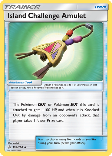 Island Challenge Amulet (194/236) [Sun &amp; Moon: Cosmic Eclipse] 