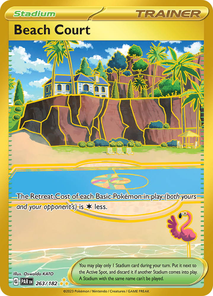 Beach Court (263/182) [Scarlet &amp; Violet: Paradox Rift] 