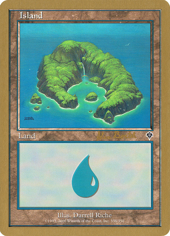 Island (ab338) (Alex Borteh) [World Championship Decks 2001] 