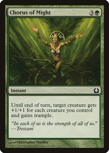 Chorus of Might [Return to Ravnica] 
